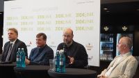 Pressekonferenz Bayreuther Festspiele 2018, Holger von Berg, Christian Thielemann, Klaus Lang, Paul Esterhazy